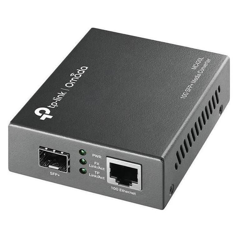 TP-Link 10GbE Multi-Gigabit SFP+ Medienkonverter für Glasfaser & Kupfer (425454)