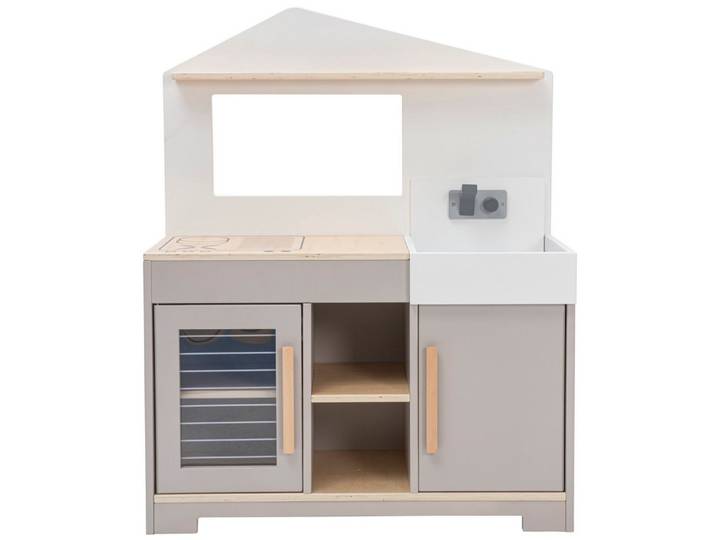 Betzold Kinder-Küchenset Kinderküche mit Kiosk - Spielküche aus Holz