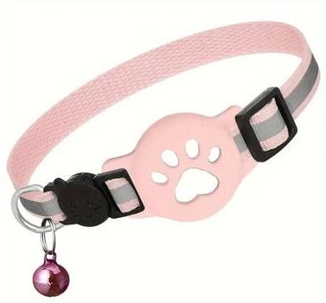 Uplift Picks Lightweight GPS Cat Collar With Reflective Strips For Outdoor Pet Safety g