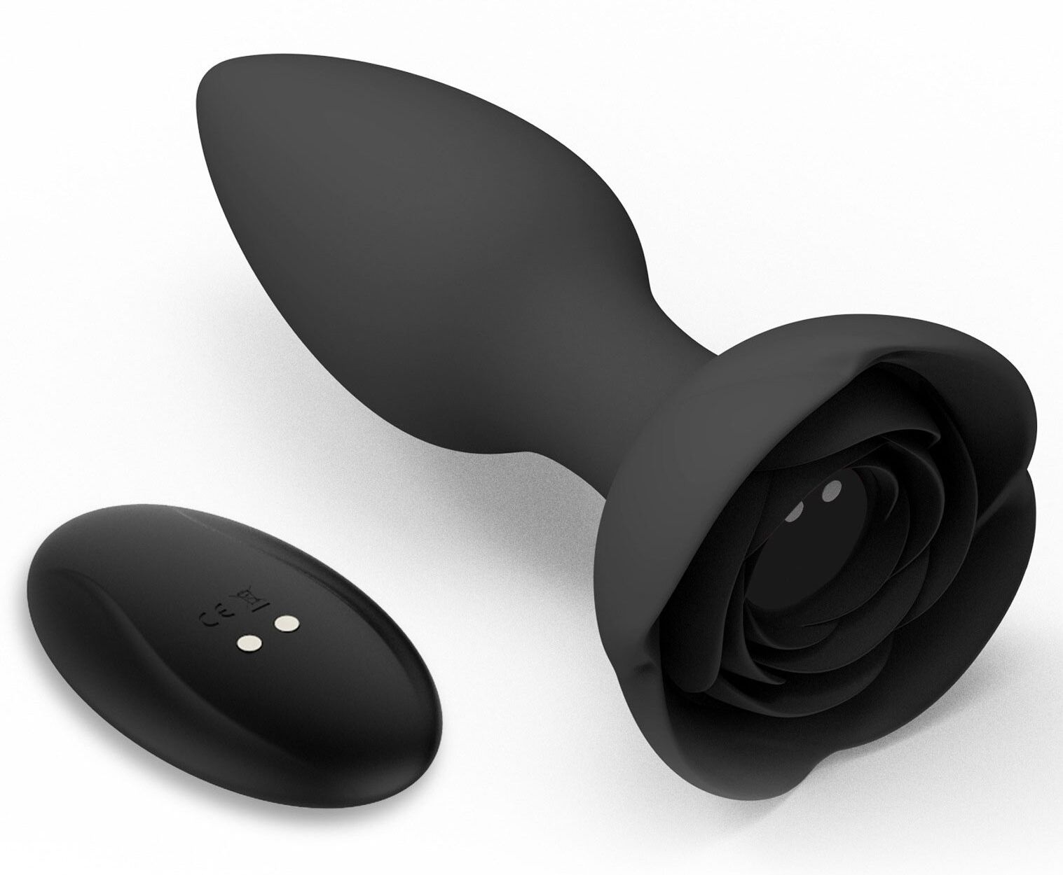 MyPlayToys Plug Bijou Vibrant Rose 10 x 4cm Noir