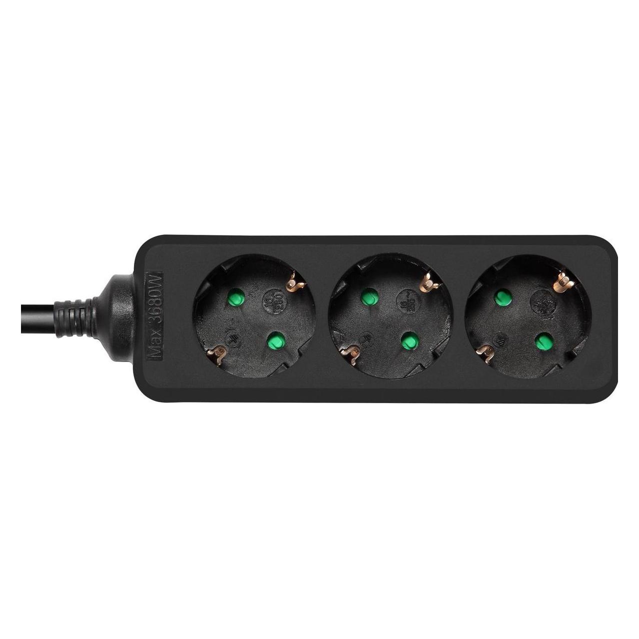 Deltaco GT-0320 (3x, CEE 7/3, 1.50 m) (GT-0320)