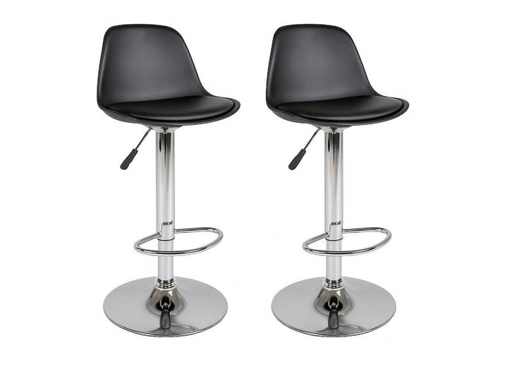 BARHOCKER-SET Trondheim Schwarz B: 39 cm