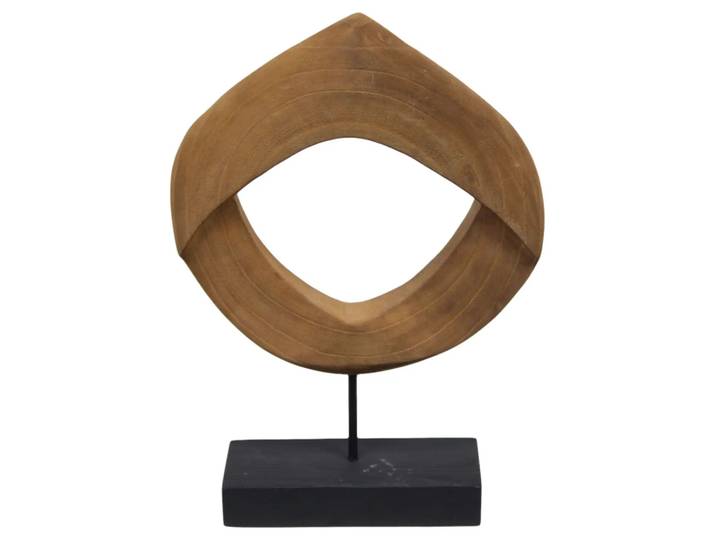 Objekt Tropfen, Braun Decofinder / Grösse: 28 x 9 cm
