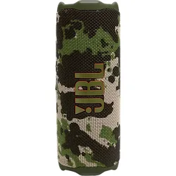 JBL Flip 7, Bluetooth-Lautsprecher, Camouflage, Wasserfest
