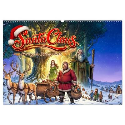 Santa Claus - Eine magische Lebensgeschichte (Wandkalender 2027 DIN A2 quer), CALVENDO Monatskalender