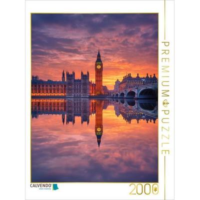 CALVENDO Puzzle London, klassische Skyline im Spiel der Wolken | 2000 Teile Lege-Größe 90x67cm Foto-Puzzle für glückliche Stunden, Sonstige von ,