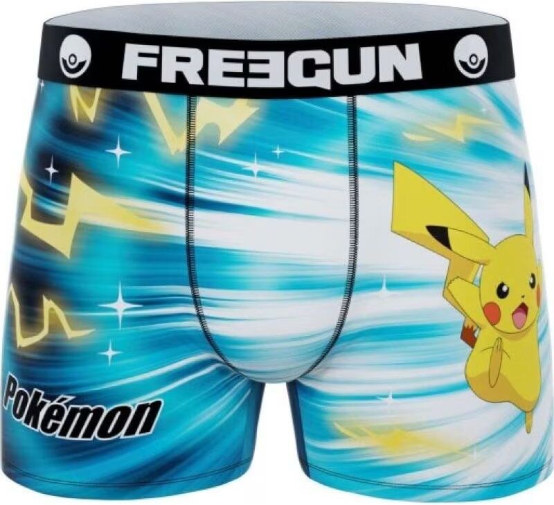 FREE GUN Bóxer Freegun Pokémon Pikachu Varios Colores L Hombre