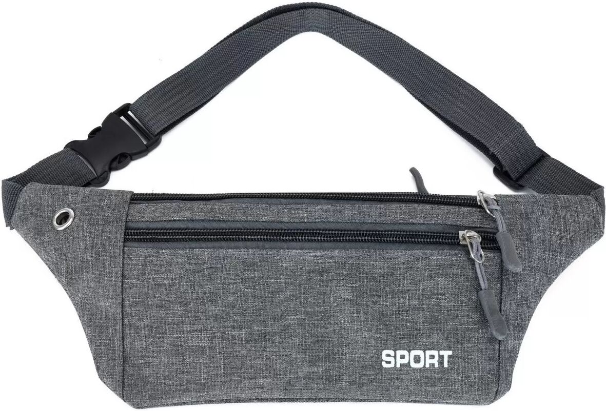 INF Laufgürteltasche für Handys, Schlüssel und mehr Grau