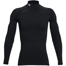 UNDER ARMOUR ColdGear Mock Kompressionsshirt Herren 001 - black/white S