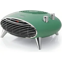 Ariete 8211 Vintage Tischventilator Heizung Strom, Heizlüfter, Grün