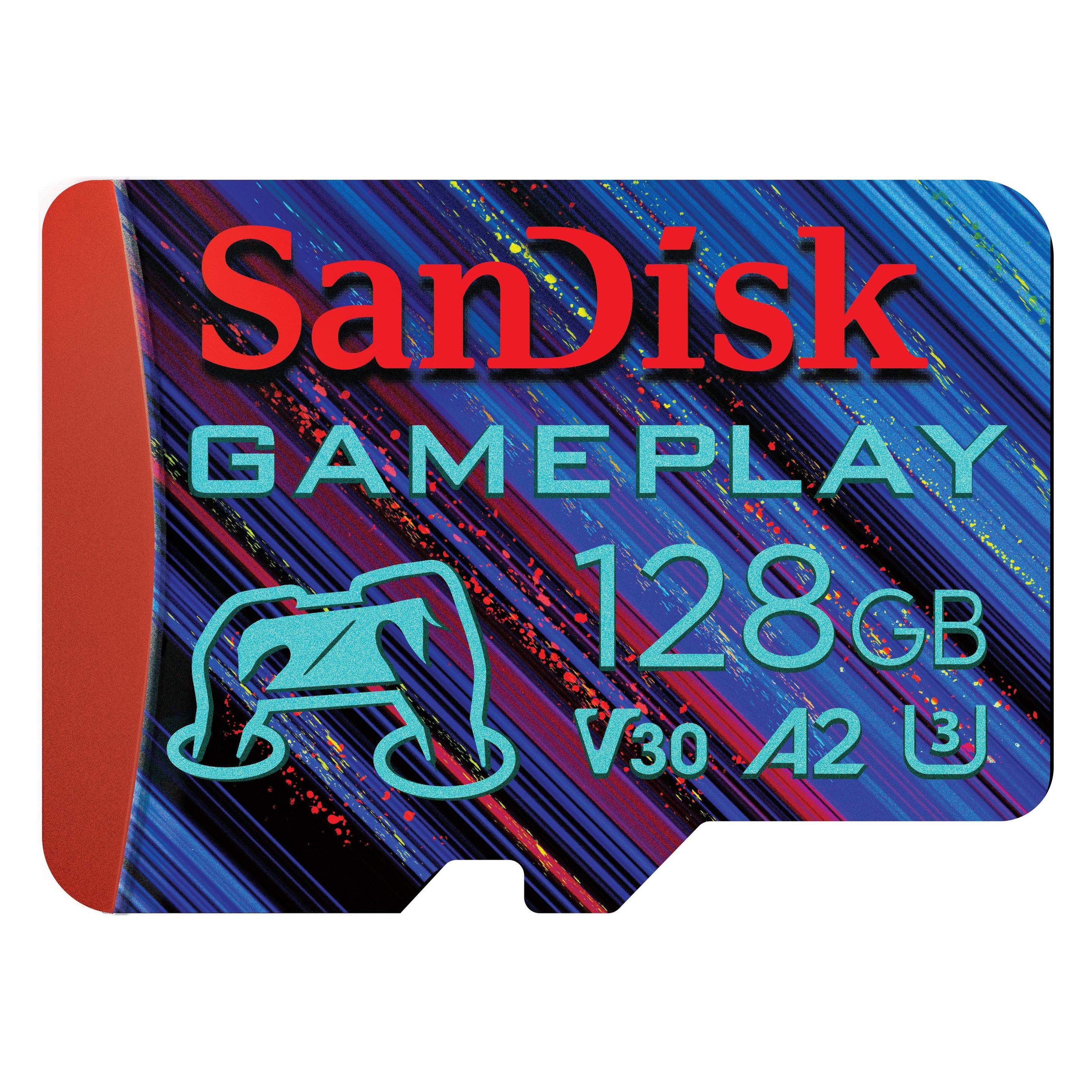 Sandisk Gameplay (128 GB, microSDXC, U3, UHS-I) (SDSQXAA-128G-GN6XN)