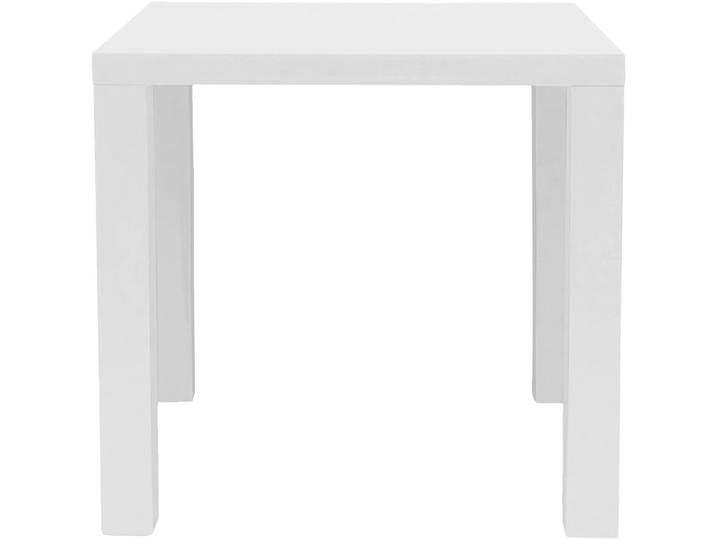 Tisch Damian MDF weiss Massivholz B 80 T 80 cm