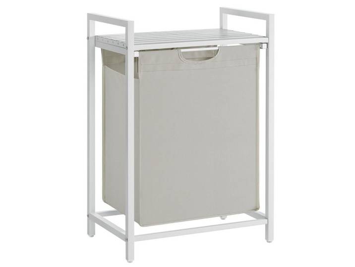 Calicosy Wäschekorb 1 Schublade - L50 cm, Grau, 33x76x50 cm, Haushalt & Reinigung, Wäschepflege, Wäschekörbe & Wäschetonnen