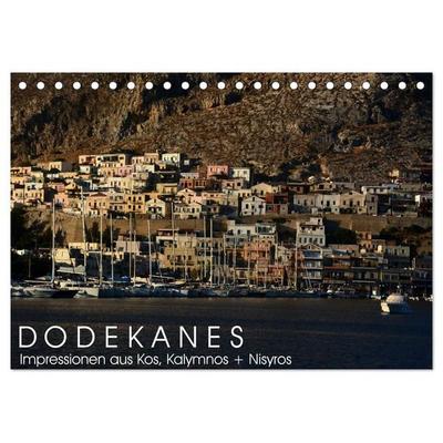 Dodekanes - Impressionen aus Kos, Kalymnos und Nisyros (Tischkalender 2027 DIN A5 quer), CALVENDO Monatskalender
