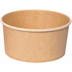 NATURE Star Caesar Einweg-Salatschalen 18.5 cm 1,3 l braun