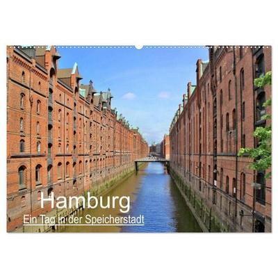 Hamburg - Ein Tag in der Speicherstadt (Wandkalender 2026 DIN A2 quer), CALVENDO Monatskalender