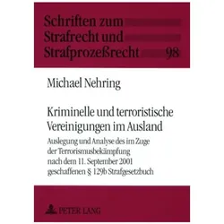 Kriminelle und terroristische Vereinigungen im Ausland, Fachbücher von Michael Nehring