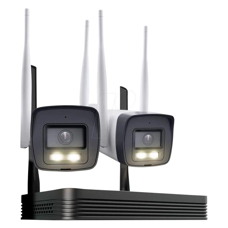 HiLook Wireless EasyLink Wi-Fi 6 Videoüberwachungskit, 4MP (BIZHILDSJ142IIKS2044BHPHW)
