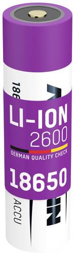 Ansmann 18650 9,36 Wh Spezial-Akku 18650 Li-Ion 3.7 V 2600 mAh