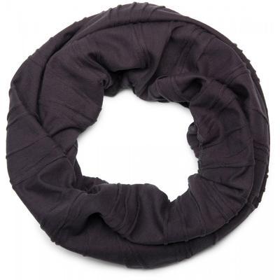 Loop STYLEBREAKER "Loop mit Falten Muster", Damen, grau (anthrazit), Obermaterial: 50% Viskose CV. 50% Polyester PES., Modisch, Modetücher Loop