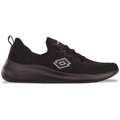 Sneaker LOTTO, Damen, Gr. 36, schwarz, Textil, unifarben, Schuhe Sneaker, - ohne Bücken, ohne Schnüren