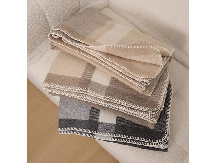 Plaid en laine 100% de Mongolie intérieure, couverture de lit luxueuse pour la maison, couverture en cachemire doux tissé pour les voyages