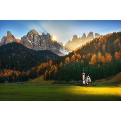 Fototapete PAPERMOON "Photo-Art KRZYSZTOF BROWKO, SANTA MADDALENA", bunt, B:3,5m L:2,6m, Vlies, Tapeten