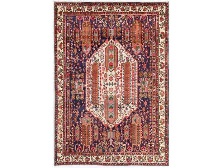 Afshar Teppich 169x244 Handgeknüpft Orientteppich Perserteppich Wolle