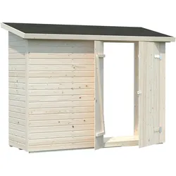 Palmako Gerätehaus Leif 2,2 m2 - 16 mm Transparent tauchimprägniert