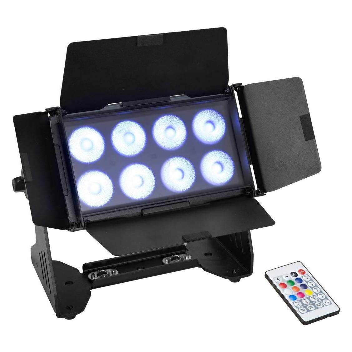 Eurolite Multiflood IP 8x10W RGBW Wash (10 W, LED) (41606250)