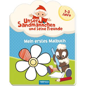 Trötsch Malbuch Mein erstes Malbuch, Unser Sandmännchen, für Kinder, 80 Seiten