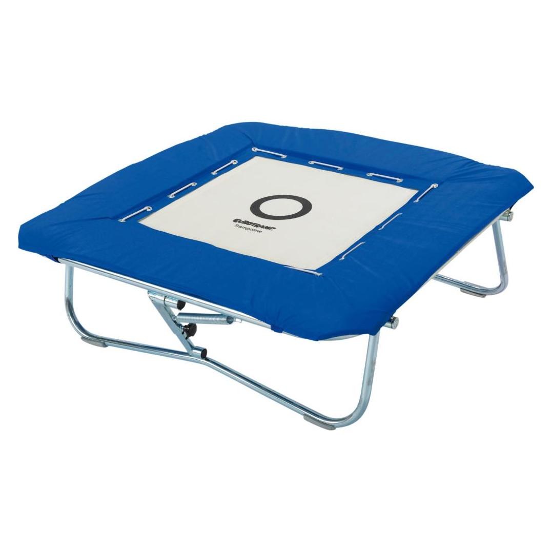 Eurotramp Minitramp, Blau, höhenverstellbar 125 x 125 cm, 32 kg (60010)