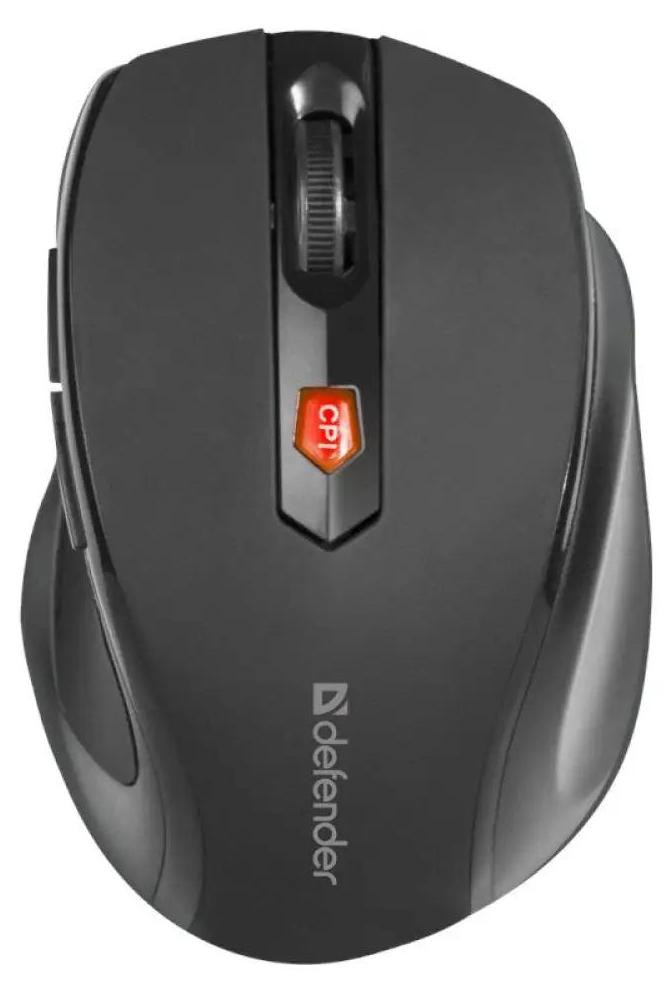 Defender Mouse Defender Ultra MM-315 RF Optische Muis - Zwart - 1600 DPI - 6 Knoppen