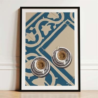 Uplift Picks French Breakfast Food Canvas Print Kitchen Wall Art Decor 13 40x60 Cm unframed