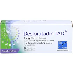 Desloratadin Tad 5mg Filmtabletten 20 ST