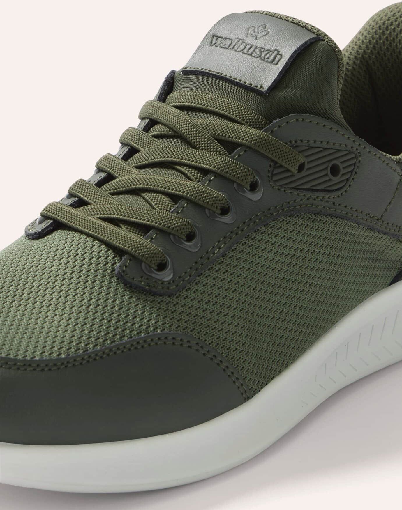 Walbusch Ultraleicht Sneaker Mühelos, , Farbe Grün, 40, komfortables Schlupfsystem herrlich leicht Herren