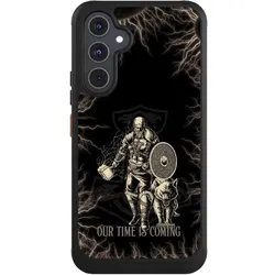 Nivocase Hülle für Samsung Galaxy A54 5G Handyhülle NIVOcore Case Schwarz Serienmotiv Vikings Wikinger (Samsung Galaxy A54 5G), Smartphone Hülle, Schwarz