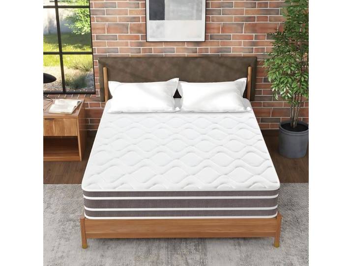Matelas Hybride 140x190 - Mousse Mémoire & Ressorts Ensachés 28cm Tissu Médical Peau Sensible Certifié Oeko-TEX®