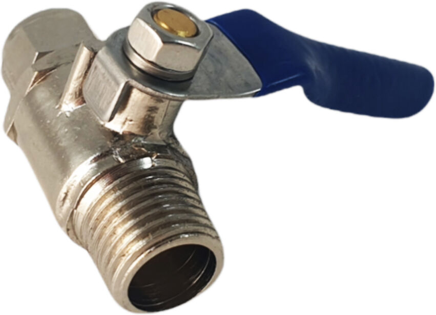 Valvola A Sfera Con Innesto A Compressione Filetto 1/4" X Tubo 1/4"