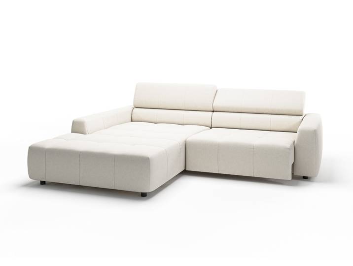 Candy Denver Ecksofa Loop motorische Sitztiefenverstellung im
