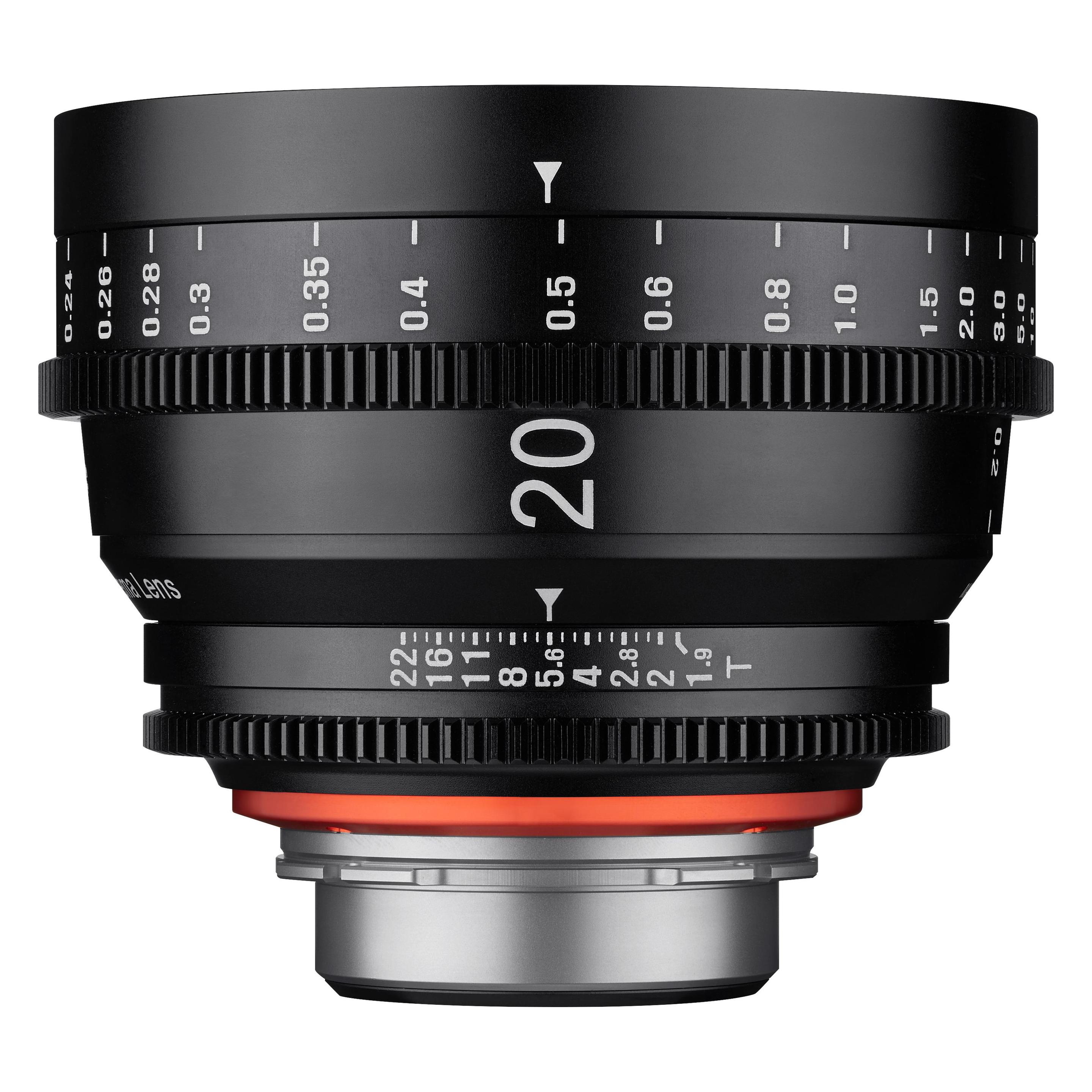 Samyang XEEN 20mm T1.9 FF CINE PL (PL, Vollformat) (21603)