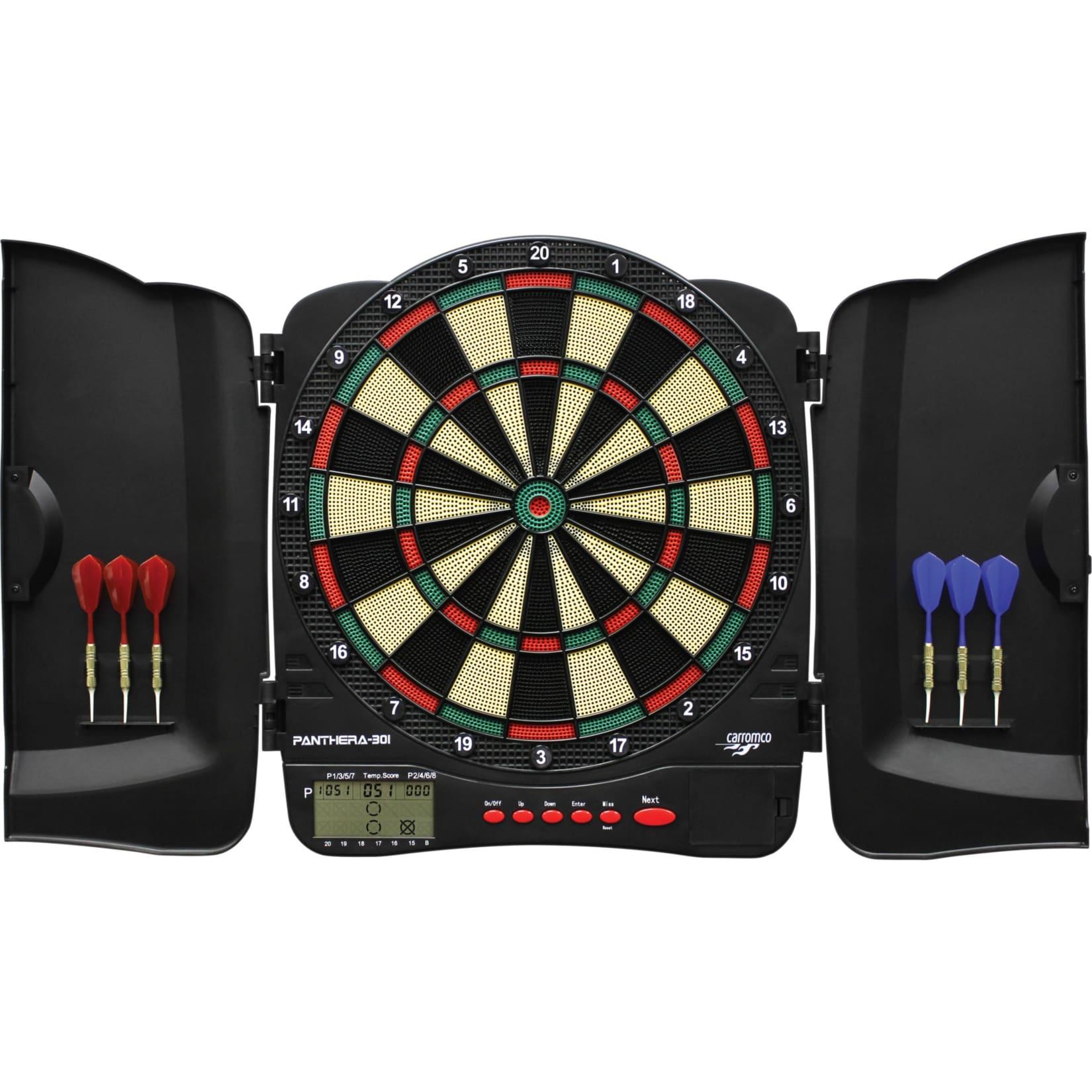 Carromco ELEKTRONIK DART KABINETT PANTHERA-301, 4-LOCH ABSTAND