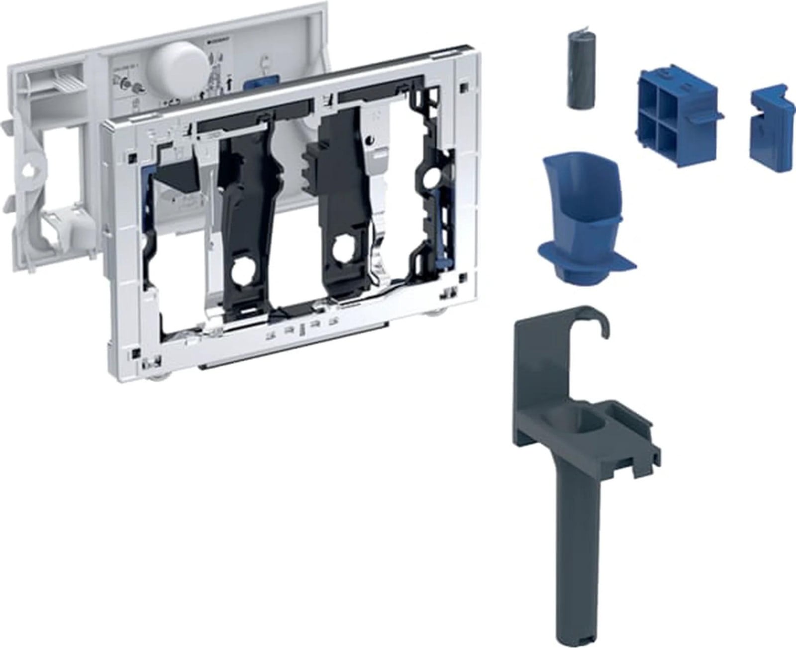 Geberit DuoFresh Stick inwerpsysteem voor spoelreservoirsteen UP Sigma, chroom, 1 stuk