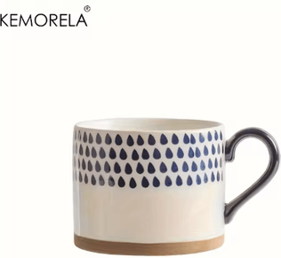 Inspire Picks KEMORELA Japanese Ceramic Cup For Coffee, Milk & Breakfast Drinks a 301 400ml