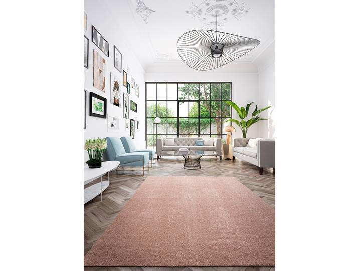 Hochflorteppich Lura 140 x 200cm Pink