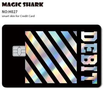 Uplifted Finds Magic Shark Holographic Skull Panda Sticker For Cards large Chip g