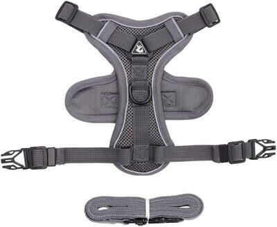 Inspire Essentials AdventureFit Cat Harness And Leash Set gray s