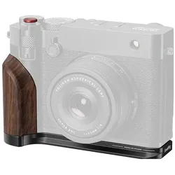 SmallRig L-Winkel mit Holzgriff für FUJIFILM GFX100RF Schwarz (Cage), Video Zubehör, Schwarz, Braun