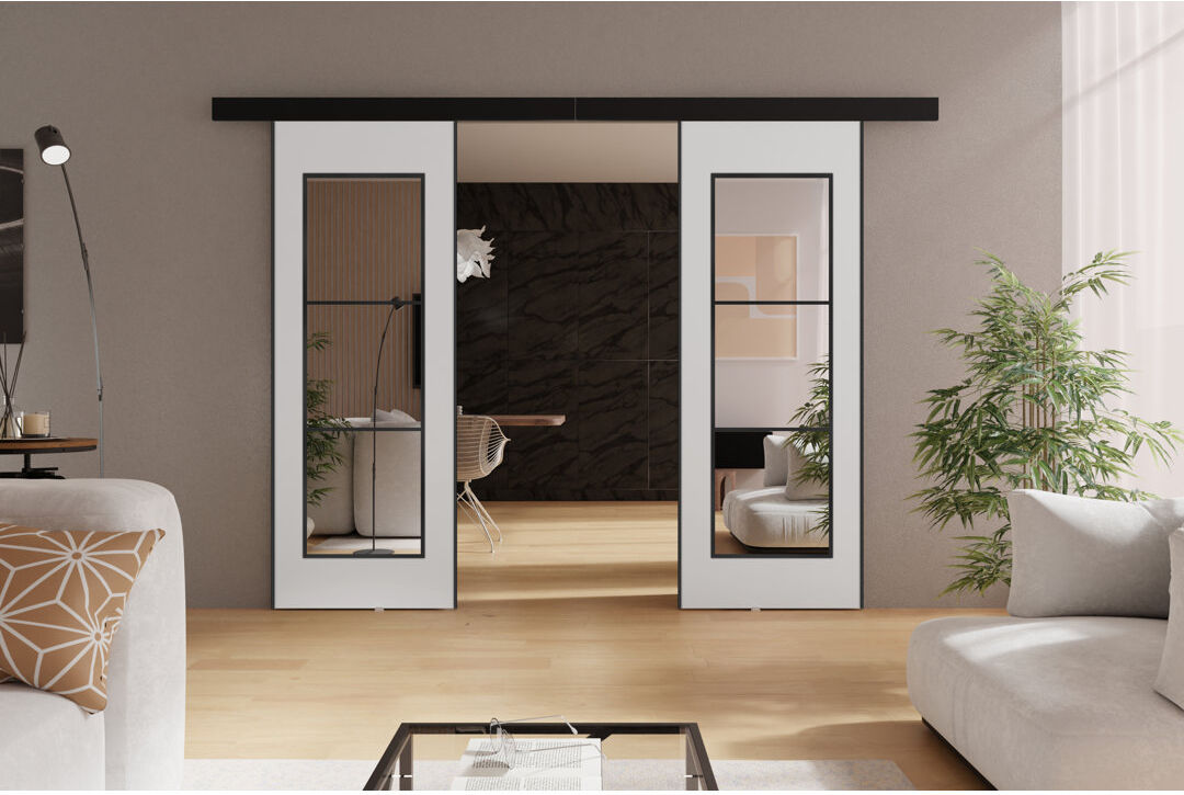 Brayden Studio DOOR TORI 2 White 154cm x 205cm