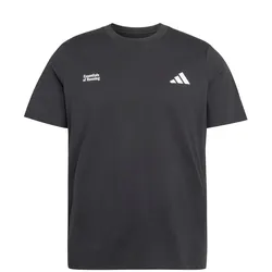 Adidas, Herren, Sportshirt, Run Essentials Graphic T-Shirt (S), Schwarz, Grau